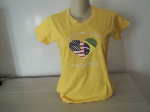 Camiseta Brasil  e USA